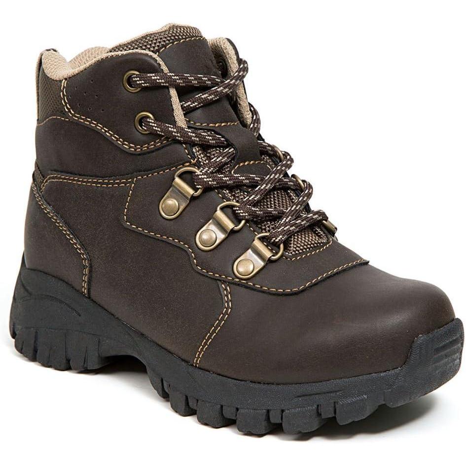 imageDeer Stags Kids Tour Waterproof Tall BootDark BrownTaupe