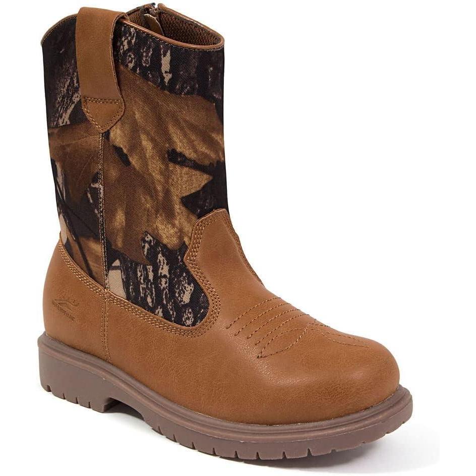 imageDeer Stags Kids Tour Waterproof Tall BootLight Brown Camo