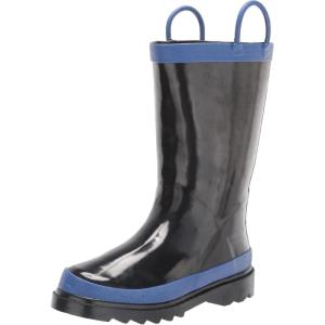 Deer Stags Kids’ Tour Waterproof Tall Boot(Black/Blue)
