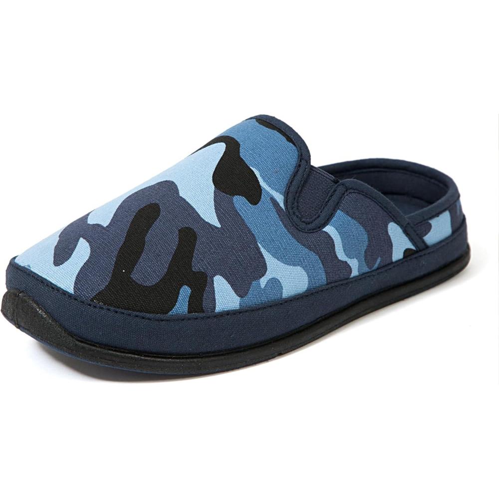 imageDeer Stags Boys Lil Spike SlipperNavyBlue Camo