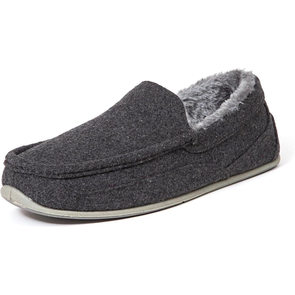 imageDeer Stags Mens Comfort SlippersDark Grey
