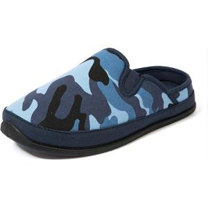 Deer Stags Boy’s Lil Spike Slipper(Navy/Blue Camo)