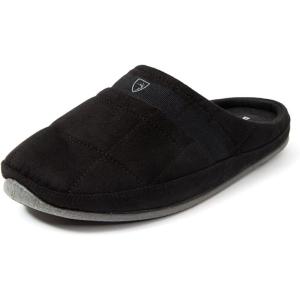 Deer Stags Men’s Comfort Slippers(Black – Glacial)
