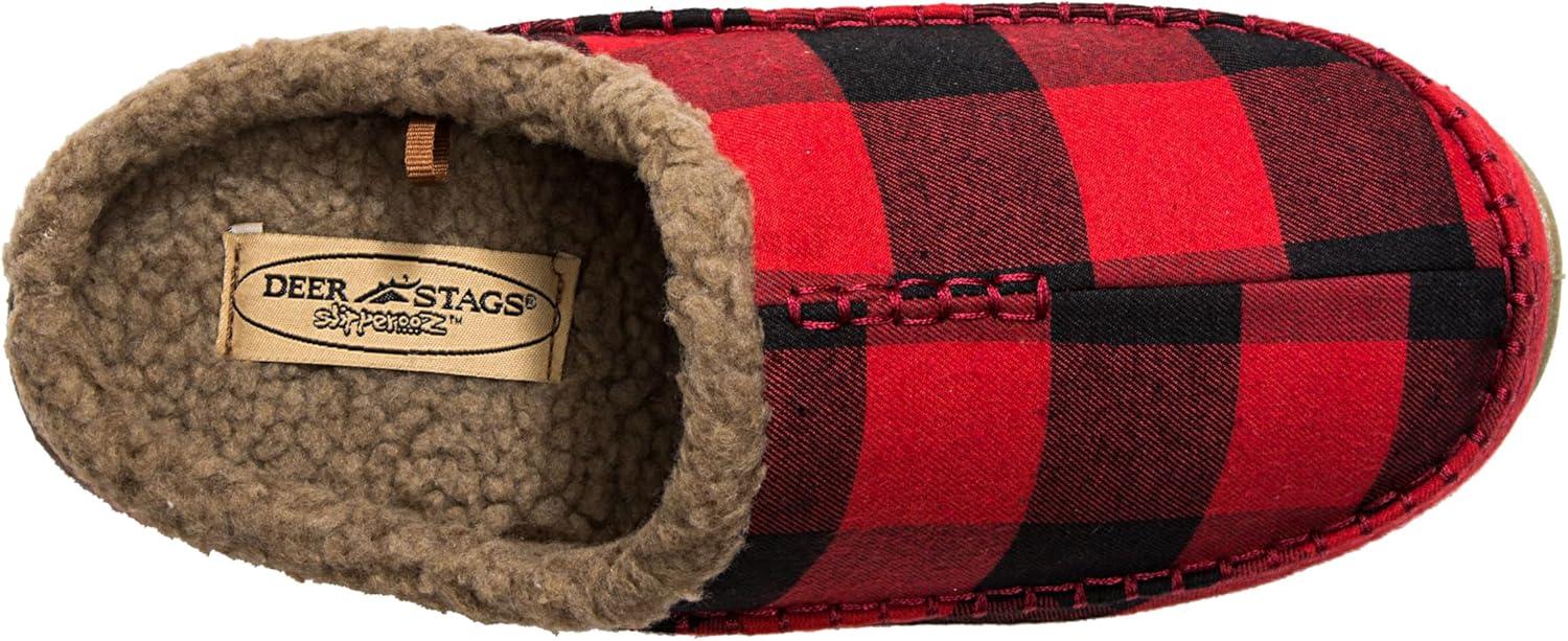 imageDeer Stags Nordic SlipperRedBlack Plaid