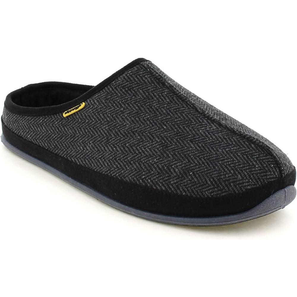 imageDeer Stags Slipperooz Wherever Adult Slippers BlackBlack Tweed