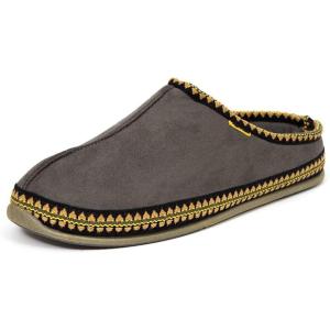 Deer Stags Slipperooz Wherever Adult Slippers, Black(Grey)
