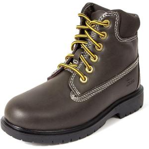 Deer Stags Kids’ Mak2 Waterproof Work Boot(Dark Brown)