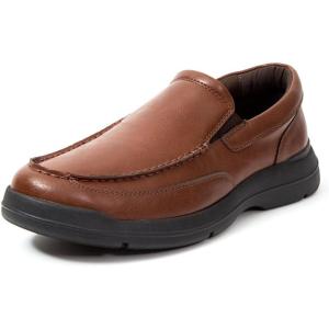 Deer Stags Men’s S.U.P.R.O. Sock Dress Loafer(Dark Brown)