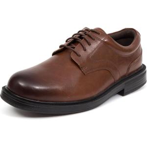 Deer Stags Mens Times(Brown Faux Leather)