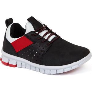 Deer Stags Unisex-Child Betts Jr Sneaker(Black/Red/White)