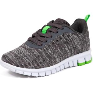 Deer Stags Unisex-Child Haskell Jr Sneaker(Grey/Lime)