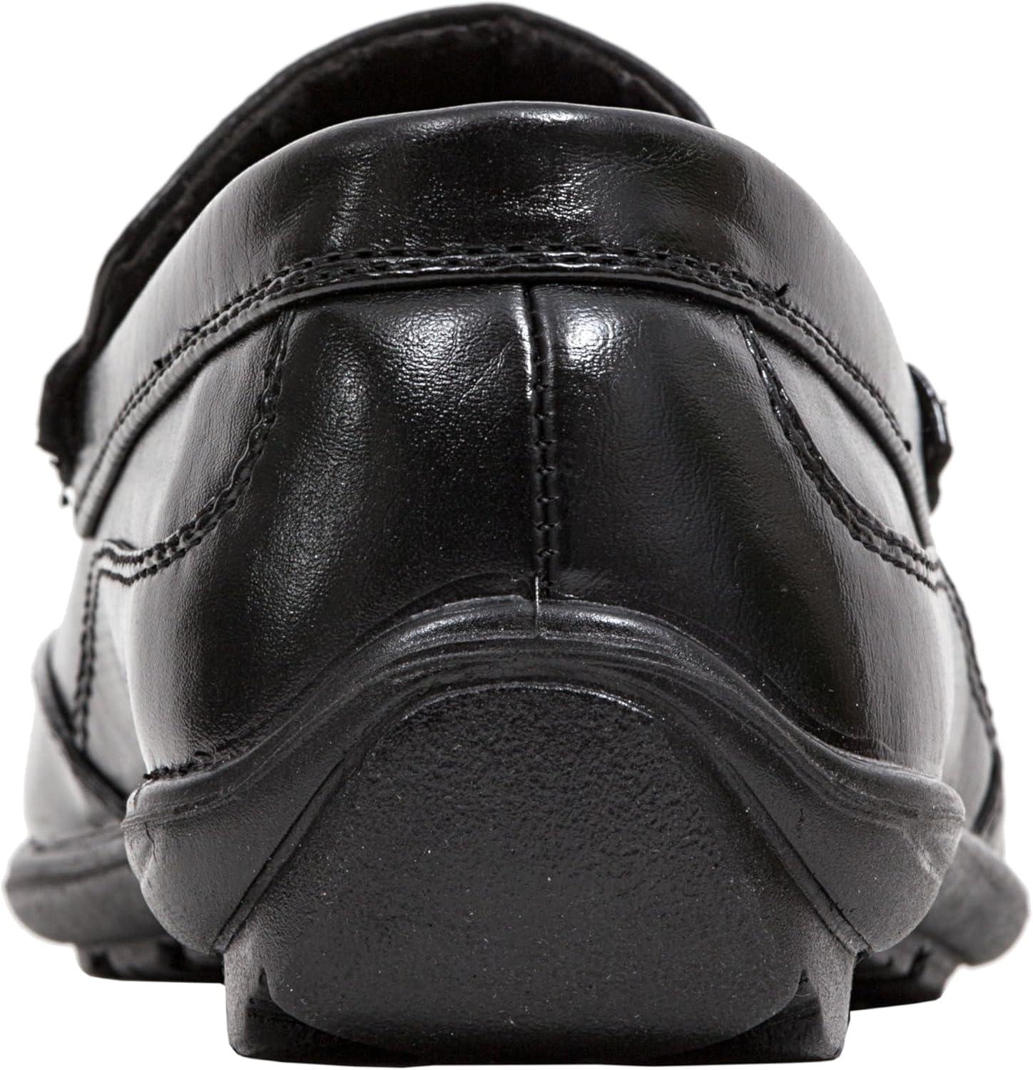 imageDeer Stags Boys Booster Driving Moc Style Dress Comfort LoaferBlack