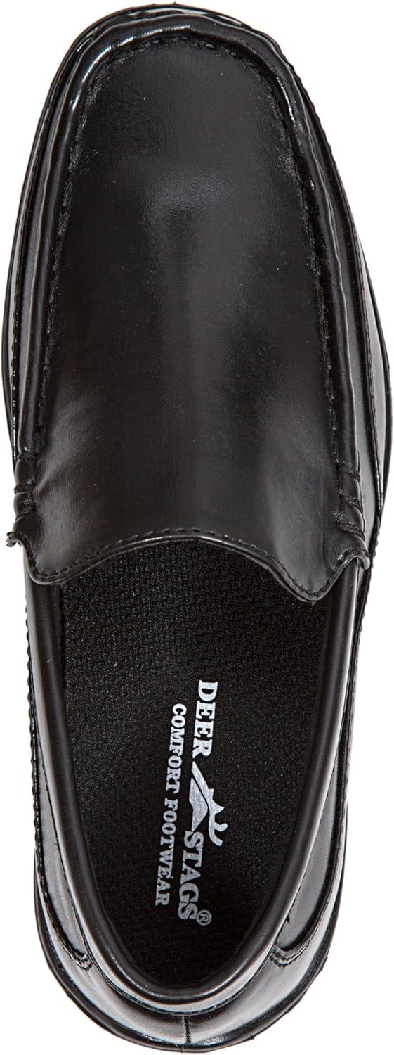 imageDeer Stags Boys Booster Driving Moc Style Dress Comfort LoaferNavyGrey