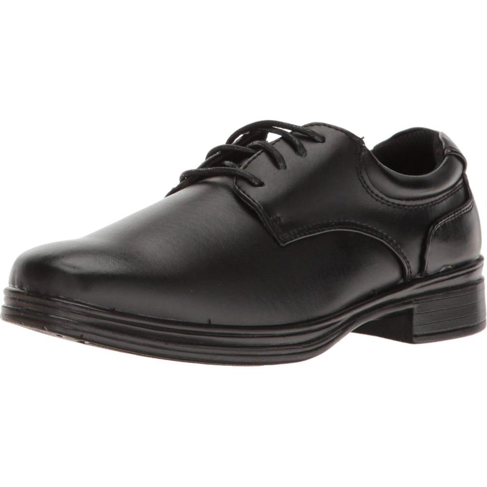 imageDeer Stags Boys Blazing Dress Lace Up Oxford for Formal School Uniform Church Wedding  Black 115 Little Kid  MediumBlack Smooth