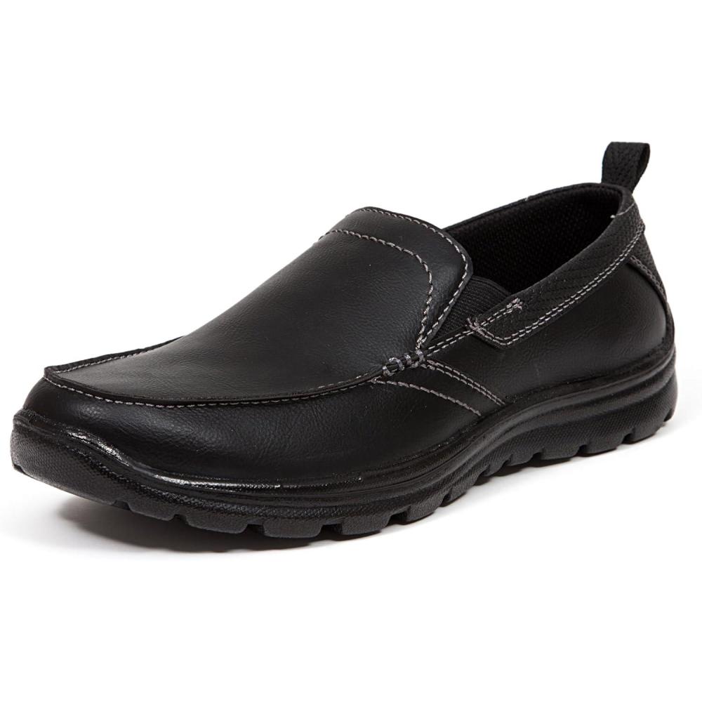 imageDeer Stags Mens Everest2 Updated Memory Foam Dress Comfort Casual Slipon LoaferBlack