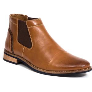 Deer Stags mens ArgosChelsea Boot(Tan/Blue)