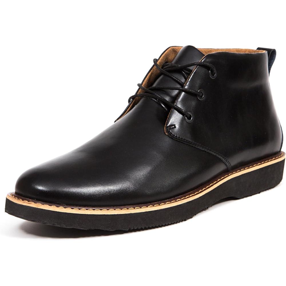 imageDeer Stags Mens Walkmaster Boot1 SUPRO 20 Memory Foam Leather Classic Comfort Chukka BootBlack