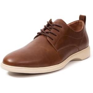 Deer Stags Lisbon Men’s S.U.P.R.O. Sock Dress Oxford – Brown – 8 Medium