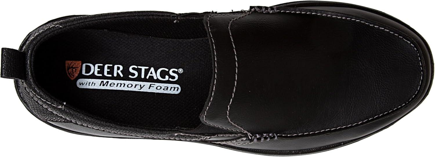 image:imageDeer Stags Mens Everest2 Updated Memory Foam Dress Comfort Casual Slipon LoaferBlack