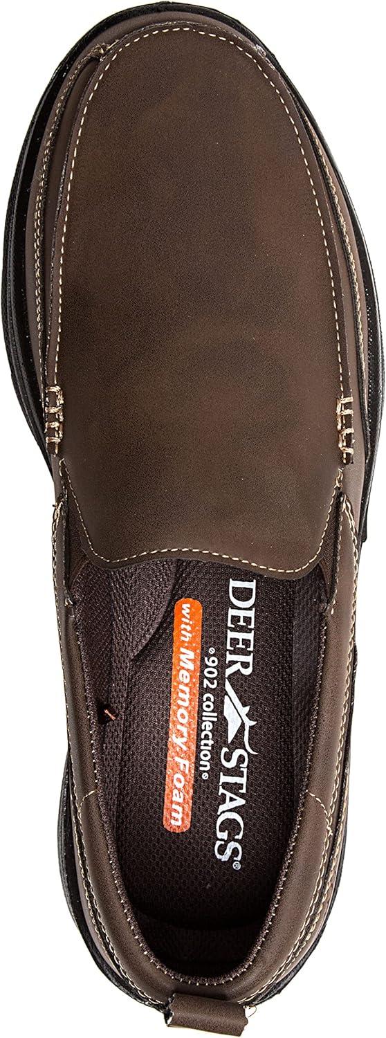 image:imageDeer Stags Mens Everest2 Updated Memory Foam Dress Comfort Casual Slipon LoaferBrown